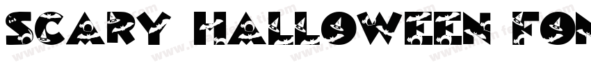Scary Halloween Font Bold字体转换